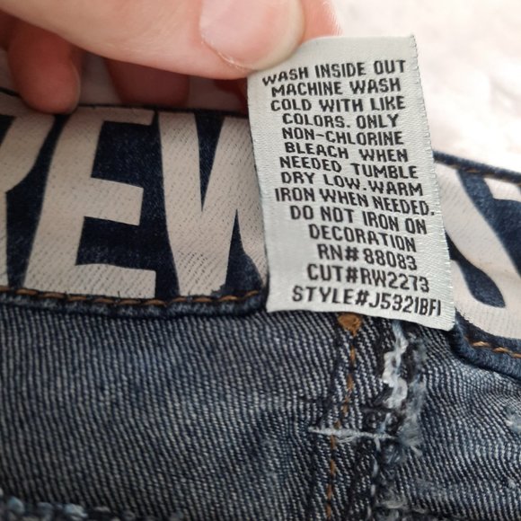 REWASH Brand Distressed Jean Shorts Size 3 (26) - Picture 4 of 5